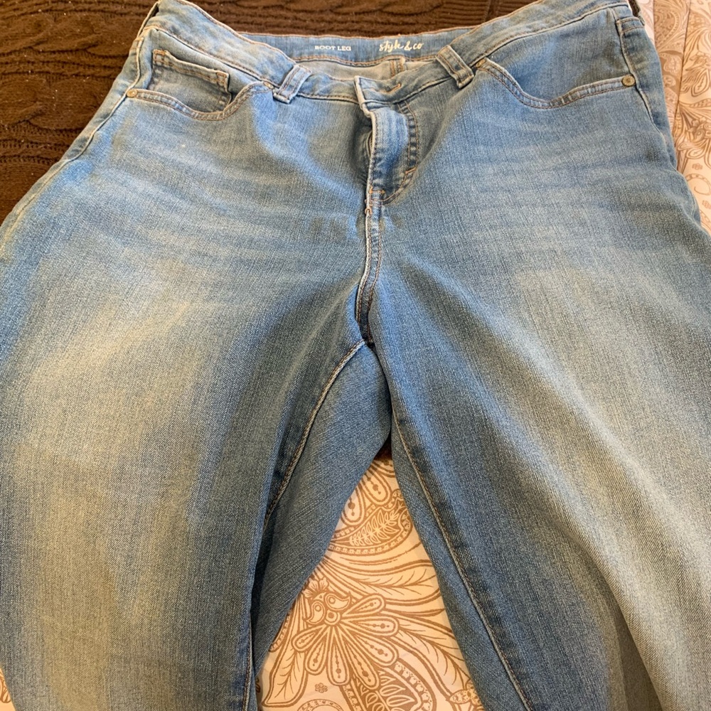 Style & Co. Women's Boot Cut Jeans - Soft Blue